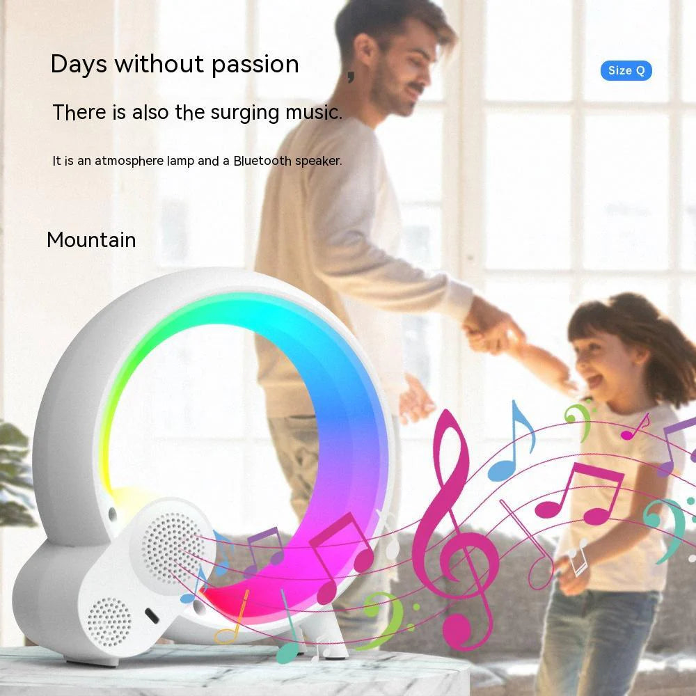 Sunrise Alarm Clock with Bluetooth Speaker, Digital Display & Colorful Atmosphere Light – Intelligent Wake-Up Light